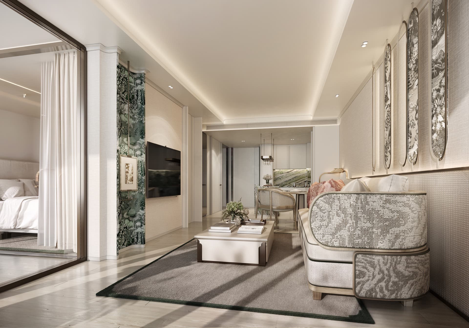 InterContinental Phuket — 1BR residence living area premium finishes